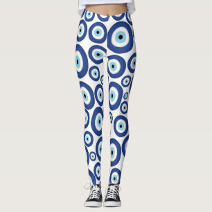 Grekiska Mati Mataki - Matiasma ont ögamönster # Leggings