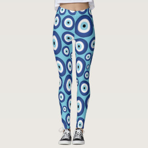 Grekiska Mati Mataki - Matiasma ont ögamönster # Leggings
