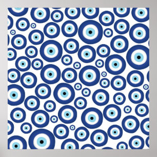 Grekiska Mati Mataki - Matiasma ont ögamönster # Poster