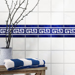 Grekiska Meander Nyckel Gräns Tile Kakelplatta<br><div class="desc">Grekiska Meander Nyckel Gräns Tile</div>