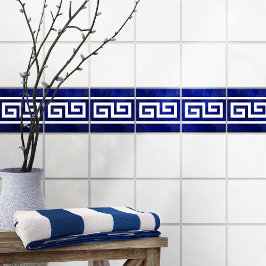 Grekiska Meander Nyckel Gräns Tile Kakelplatta