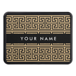 Grekiska Meander Nyckel H Brown, ditt namn, person Dragkroksskydd