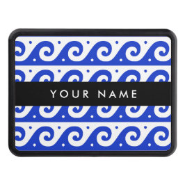 Grekiska Meander Nyckel, Wave Nyckel, Blue, Ditt n Dragkroksskydd