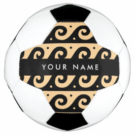 Grekiska Meander Nyckel, Wave Nyckel, Brown, ditt 