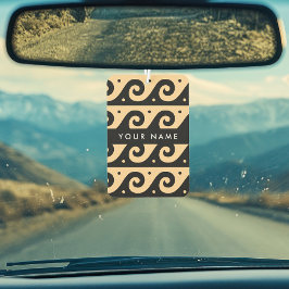 Grekiska Meander Nyckel, Wave Nyckel, Brown, ditt 