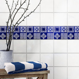 Grekiska Meander - Ornament Nyckel i Grekland Kakelplatta