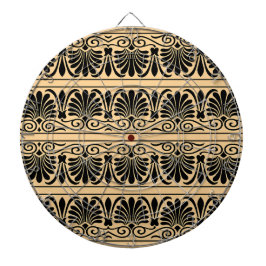 Grekiska Medelhavsområdet Arabesque Mönster Brown Darttavla