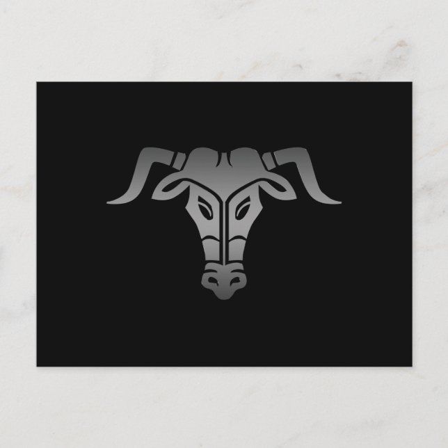 Grekiska Minotaur-Ansikte Vykort (Framsida)