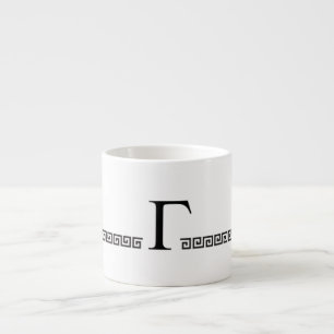 Grekiska Monogram Espressomugg