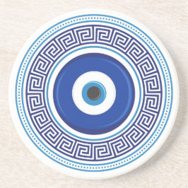 Grekiska Mönster Evil Öga Nazar Underlägg