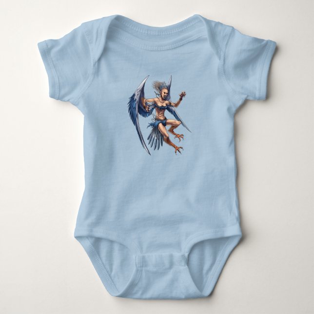 Grekiska Mythology Harpy T Shirt (Framsida)