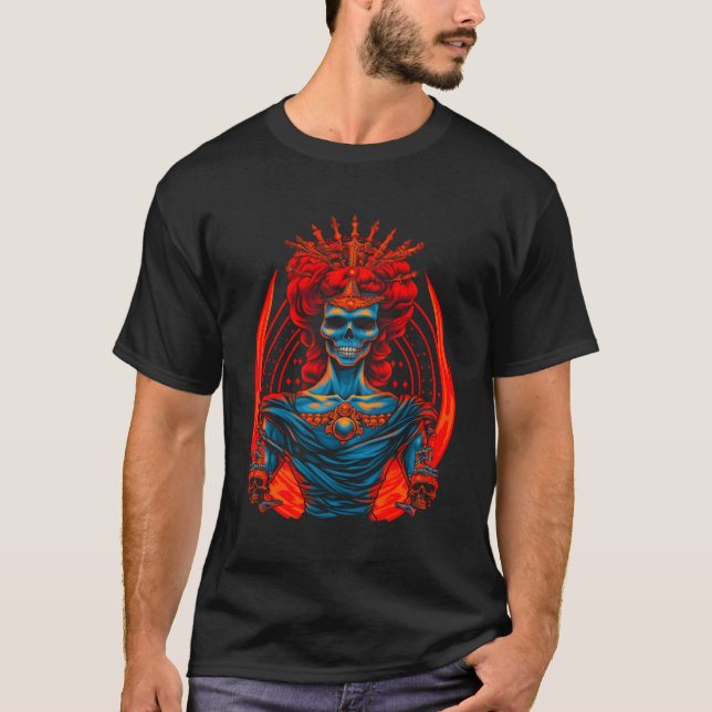 Grekiska Mythology Persephoneia Hades T Shirt (Framsida)
