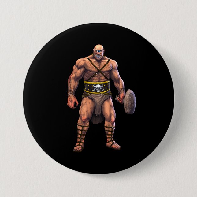 Grekiska mytologcykloper knapp (Framsida)