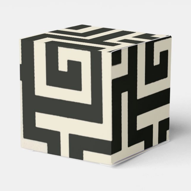 Grekiska Nyckel Black Presentaskar (Baksidan Sidan)