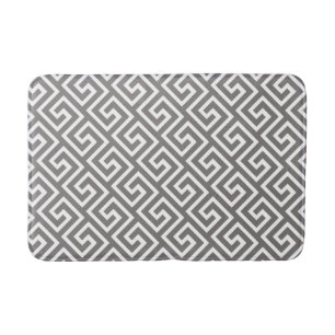 Grekiska Nyckel Classic Square Swirl Mönster Badrumsmatta