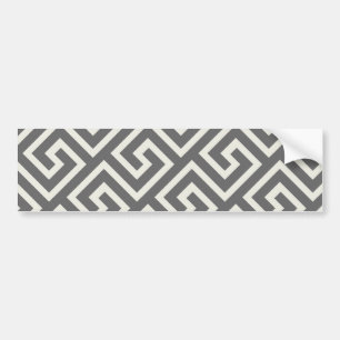 Grekiska Nyckel Classic Square Swirl Mönster Bildekal