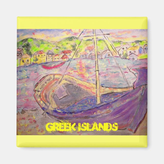 Grekiska öar magnet (Framsidan)