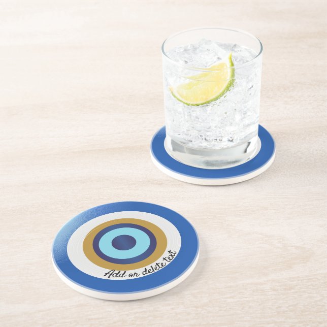 Grekiska Öga-design, lägg bara till text Underlägg (Sidan)