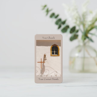 Grekiska ökyrkan med Kor och Bell Paxos Visitkort