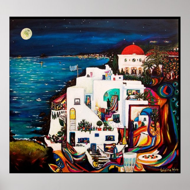 Grekiska ön Dream Poster (Framsidan)