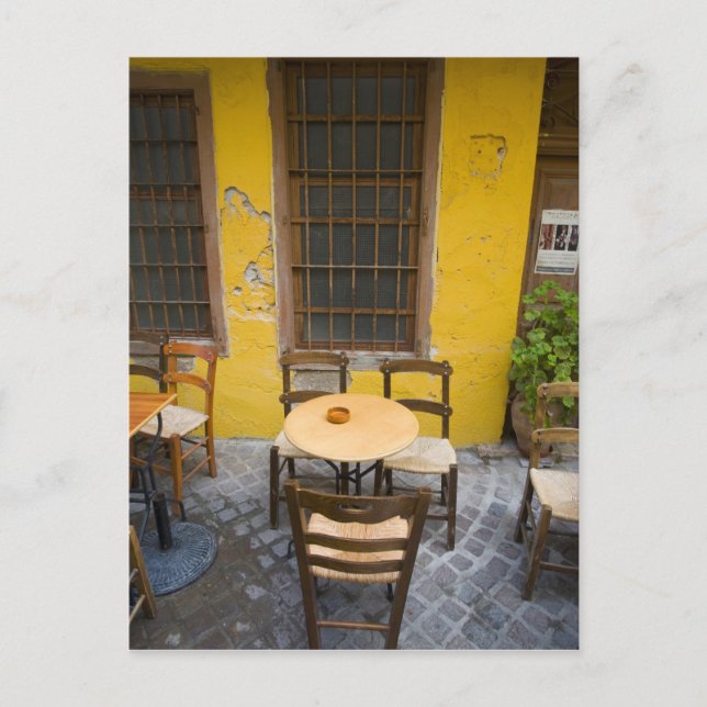 Grekiska ön Kreta och den gamla staden Chania 3 Vykort (Framsida)