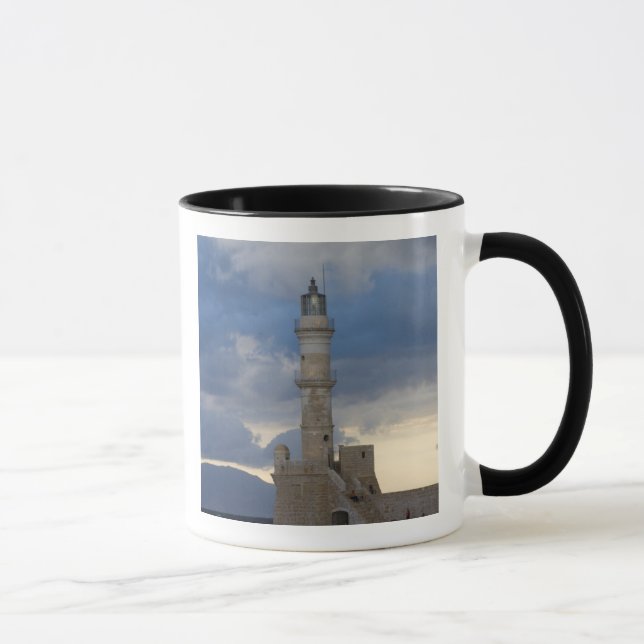 Grekiska ön Kreta och gamla stan Chania 2 Mugg (Höger)