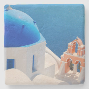 Grekiska ön Santorini Stenunderlägg