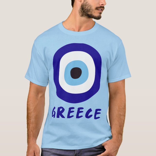 Grekiska örden Öga Manar glunix T Shirt (Framsida)