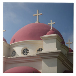 Grekiska ortodoxa klostret kakelplatta