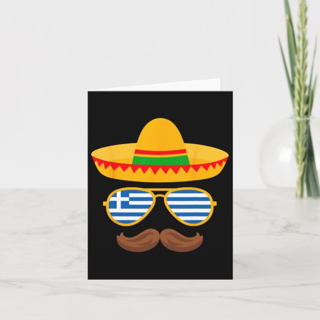 Grekiska Påsk Sungles Cinco De Mayo Mexican Kids B Kort (Framsida)