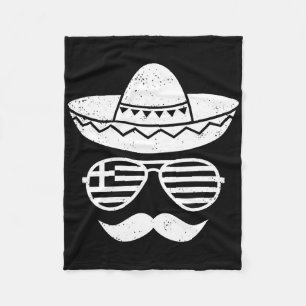 Grekiska påsk Sungles Cinco De Mayo mexikanska bar Fleecefilt