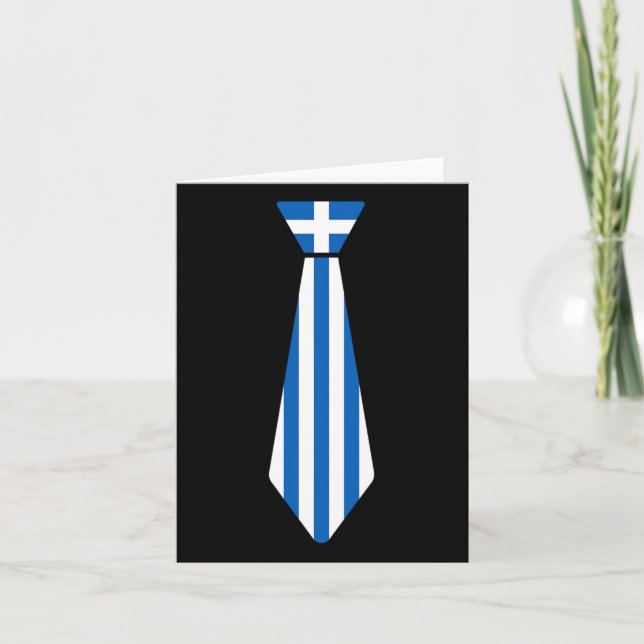 Grekiska Påsk Tie-Noveltyn, Grekland, Flagga till Kort (Framsida)