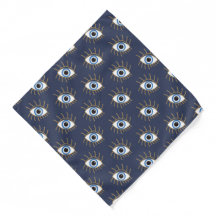 Grekiska städet Öga med blåvita Guld