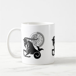 Grekiska stil Capricorn Sea-getbilder Kaffemugg