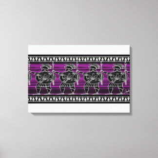 Grekiska Svarta Figur-gardet Canvastryck