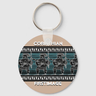 Grekiska Svarta Figur-gardet Nyckelring