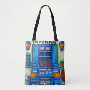 Grekiska Taverna Bag by Lisa Lorenz Tygkasse
