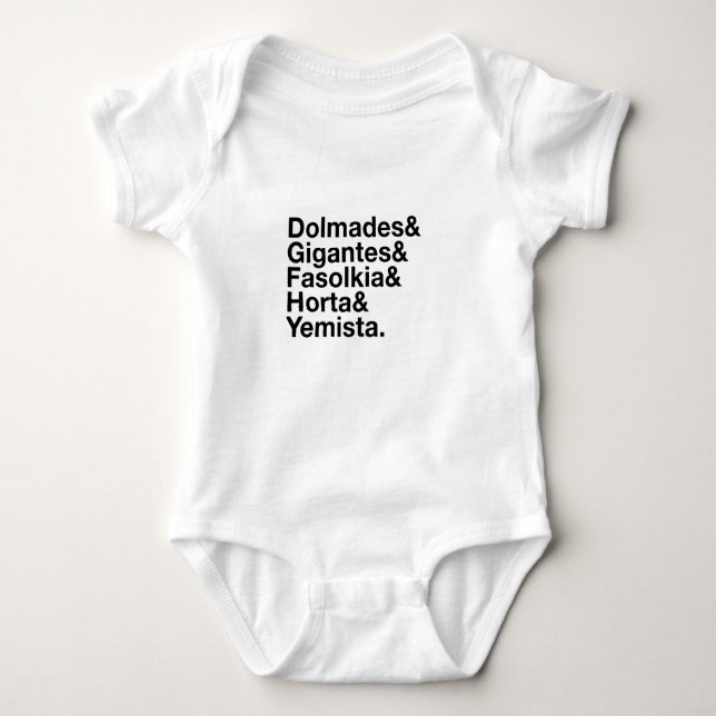 Grekiska Veggies! T-shirt (Framsida)