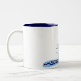 grekiska vindkraftverk Två-Tonad mugg