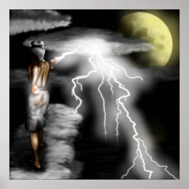 GrekiskaGods-Zeus Poster (Framsidan)