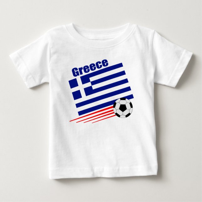 Grekiskt fotbolllag t-shirt (Framsida)