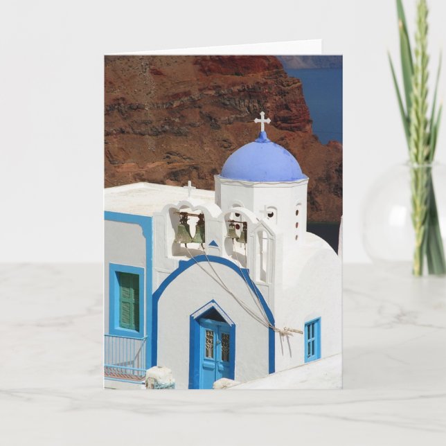 Grekiskt kyrkorkort kort (Framsida)