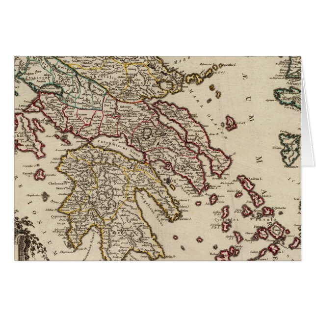 Grekland 15 hälsningskort (Framsidan Horizontal)