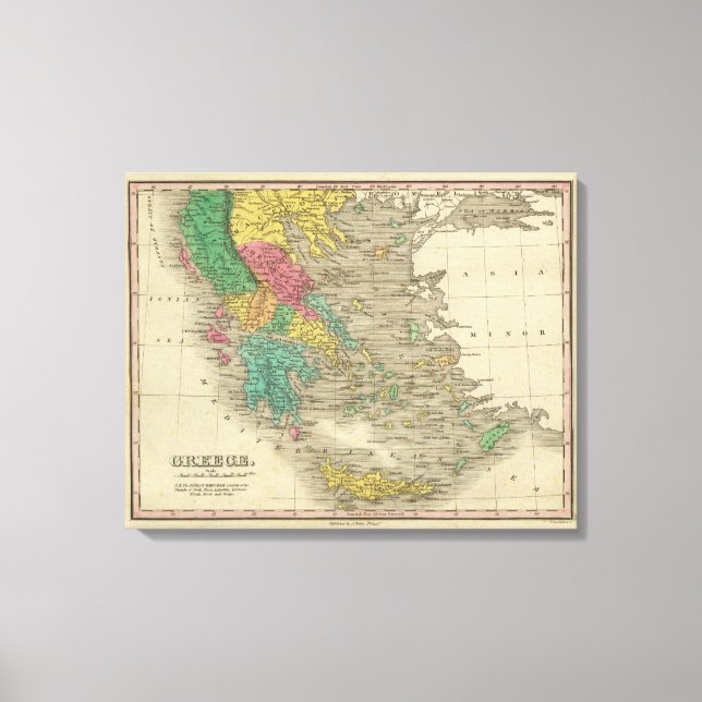 Grekland 3 canvastryck (Framsida)