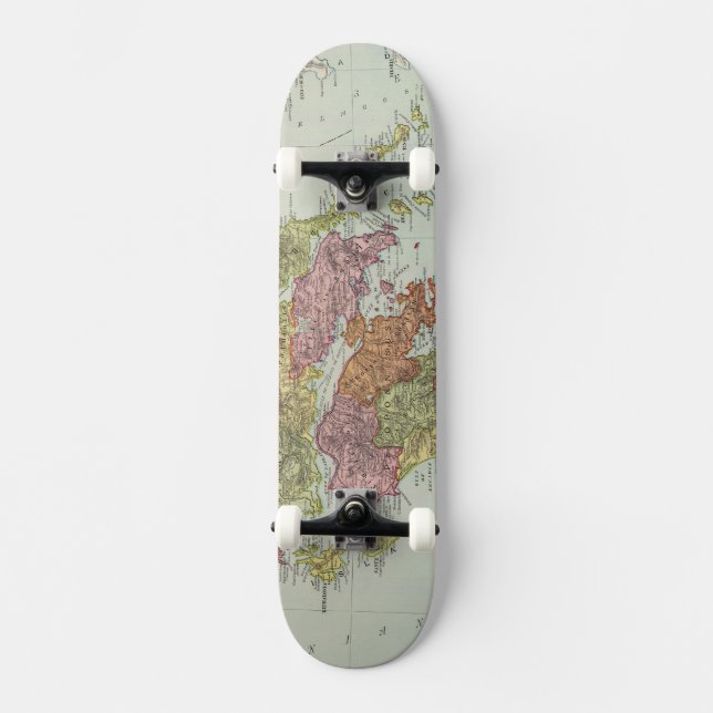 Grekland 4 2 skateboard bräda 20 cm (Framsida)