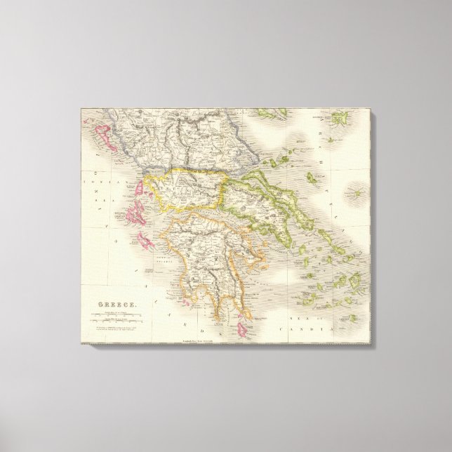 Grekland 4 canvastryck (Framsida)