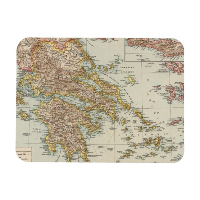 Grekland 4 magnet (Horisontell)