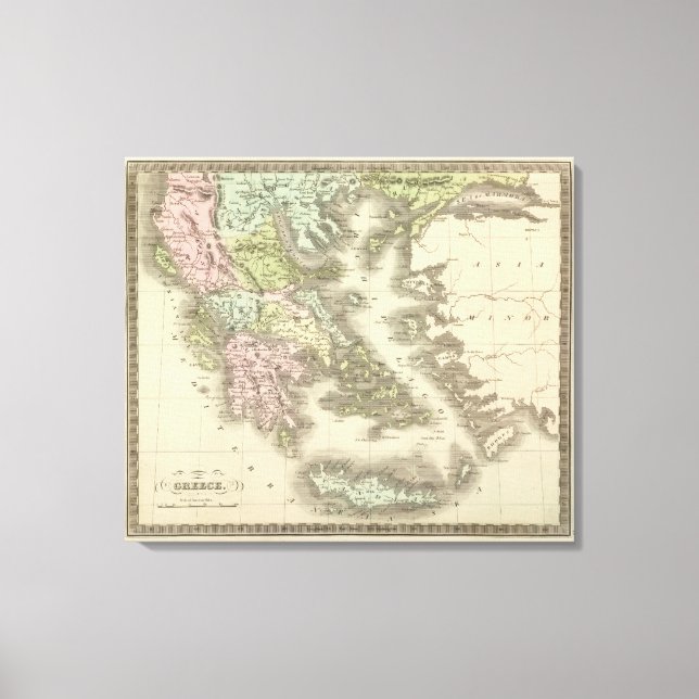 Grekland 5 canvastryck (Framsida)