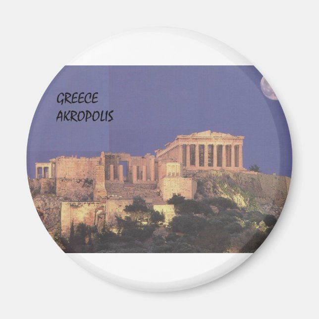 Grekland Akropolis Parthenon (St.K) Magnet (Framsidan)