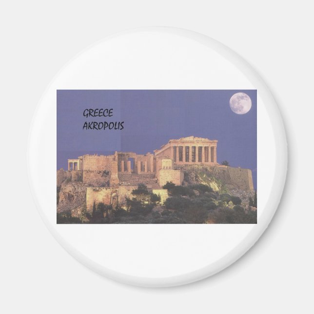 Grekland Akropolis Parthenon (St.K) Magnet (Framsidan)